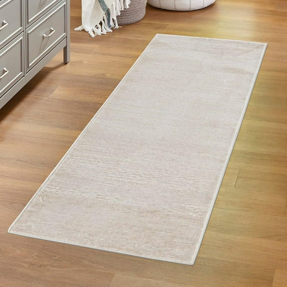 Unique Loom Finsbury Collection Area Rug - Kate (2' x 6' Runner Ivory/Beige)
