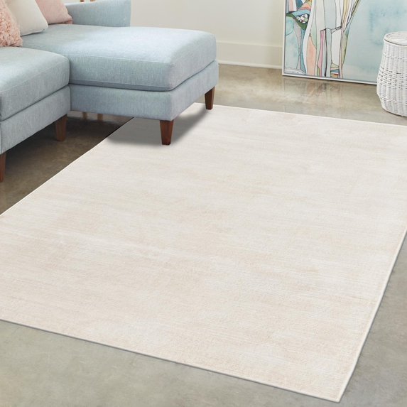 Unique Loom Finsbury Collection Area Rug - Kate (4' x 6' Rectangle Ivory/Beige)