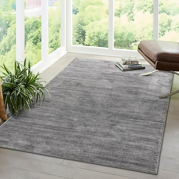 Unique Loom Finsbury Collection Area Rug - Kate (7' x 10' Rectangle Gray/Ivory)