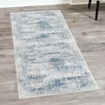 thumbnail image 1 of Unique Loom Finsbury Collection Area Rug - Sarah (2' x 9' 10" Runner Blue/Ivory), 1 of 7