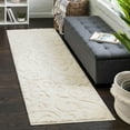 thumbnail image 1 of Unique Loom Floral Shag Collection Area Rug - Carved (2' x 6' 9" Runner Ivory), 1 of 7