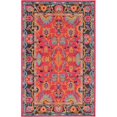 thumbnail image 1 of Unique Loom Floral Traditional Area Rugs, Pink, 1 of 5