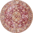 thumbnail image 1 of Unique Loom Austin Collection Area Rug - Fortissimo (8' Round Red/Blue), 1 of 6