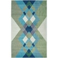 thumbnail image 1 of Unique Loom Gaudi Estrella Rug Green/Beige 3' 3" x 5' 3" Geometric Modern Perfect For Living Room Bed Room Dining Room Office, 1 of 6