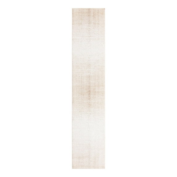 Unique Loom Gemstone Collection Area Rug - Topaz (2' 7" x 12' Runner Ivory/Brown)