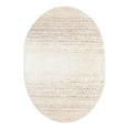 thumbnail image 1 of Unique Loom Gemstone Collection Area Rug - Topaz (4' 1" x 6' 3" Oval Ivory/Brown), 1 of 12