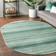 thumbnail image 1 of Unique Loom Gemstone Collection Area Rug - Topaz (4' 1" x 6' 3" Oval Green/Olive), 1 of 7