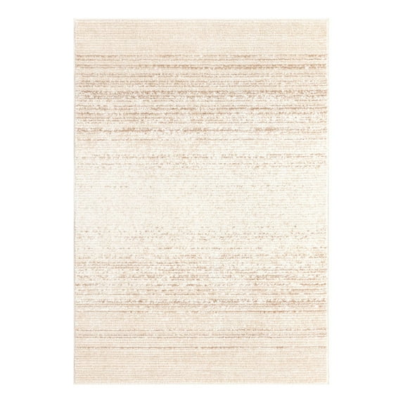 Unique Loom Gemstone Collection Area Rug - Topaz (4' 1" x 6' 3" Rectangle Ivory/Brown)