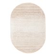 thumbnail image 1 of Unique Loom Gemstone Collection Area Rug - Topaz (5' 3" x 8' Oval Ivory/Brown), 1 of 12
