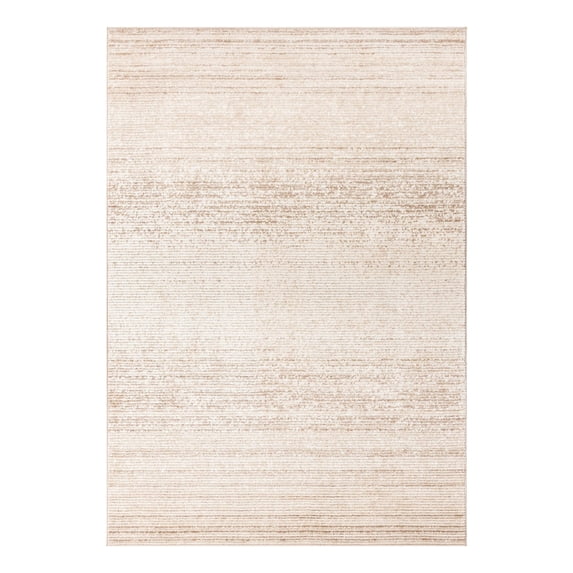 Unique Loom Gemstone Collection Area Rug - Topaz (5' 3" x 8' Rectangle Ivory/Brown)