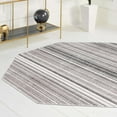 thumbnail image 1 of Unique Loom Gemstone Collection Area Rug - Topaz (7' 3" Octagon Gray/Ivory), 1 of 6