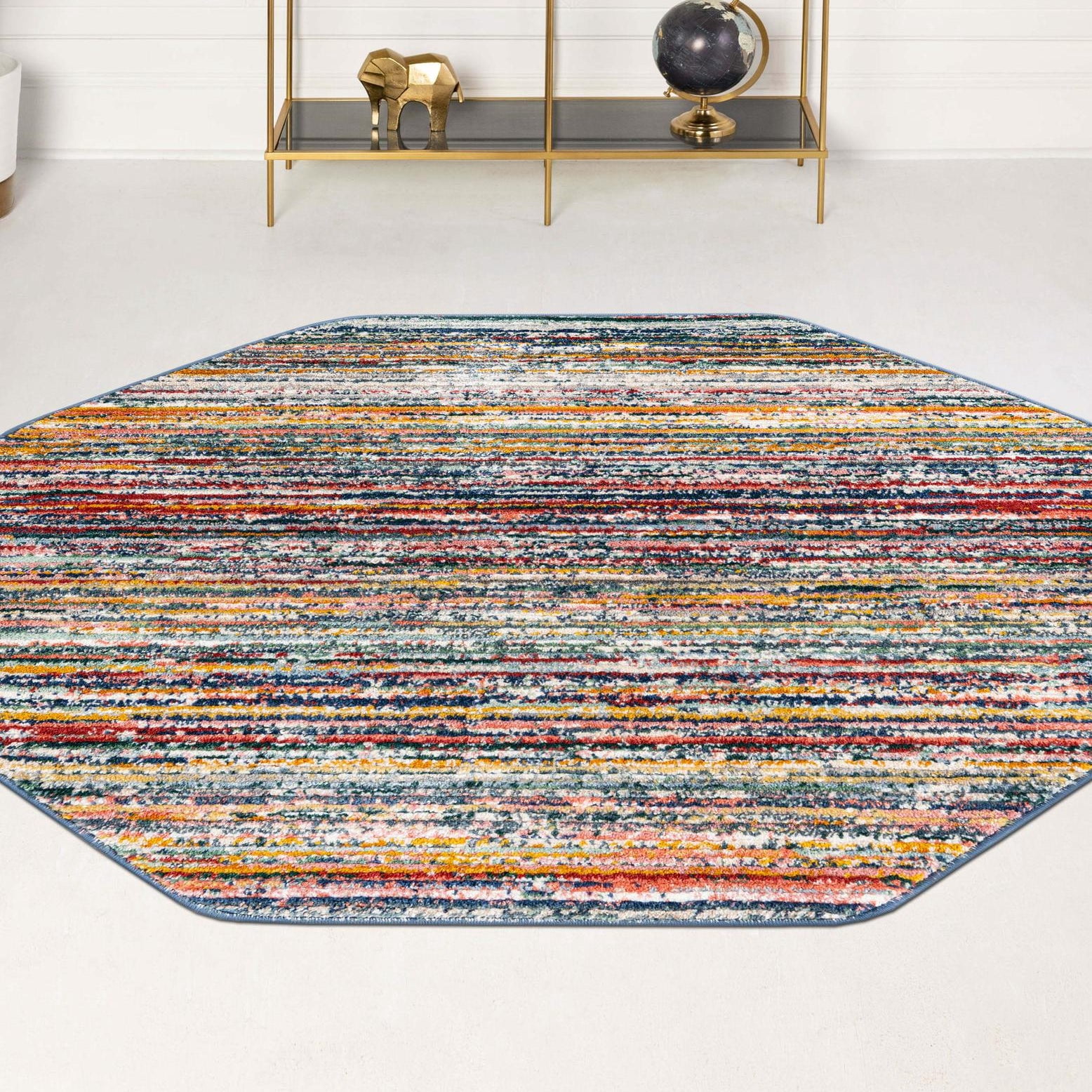 Gemstone Rug Unique Loom Gemstone Collection Area Rug - Topaz (7' 3