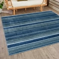 thumbnail image 1 of Unique Loom Gemstone Collection Area Rug - Topaz (9' 10" Square Blue/Navy Blue), 1 of 7