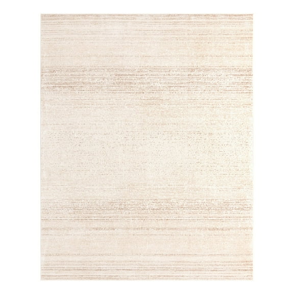 Unique Loom Gemstone Collection Area Rug - Topaz (9' x 12' Rectangle Ivory/Brown)