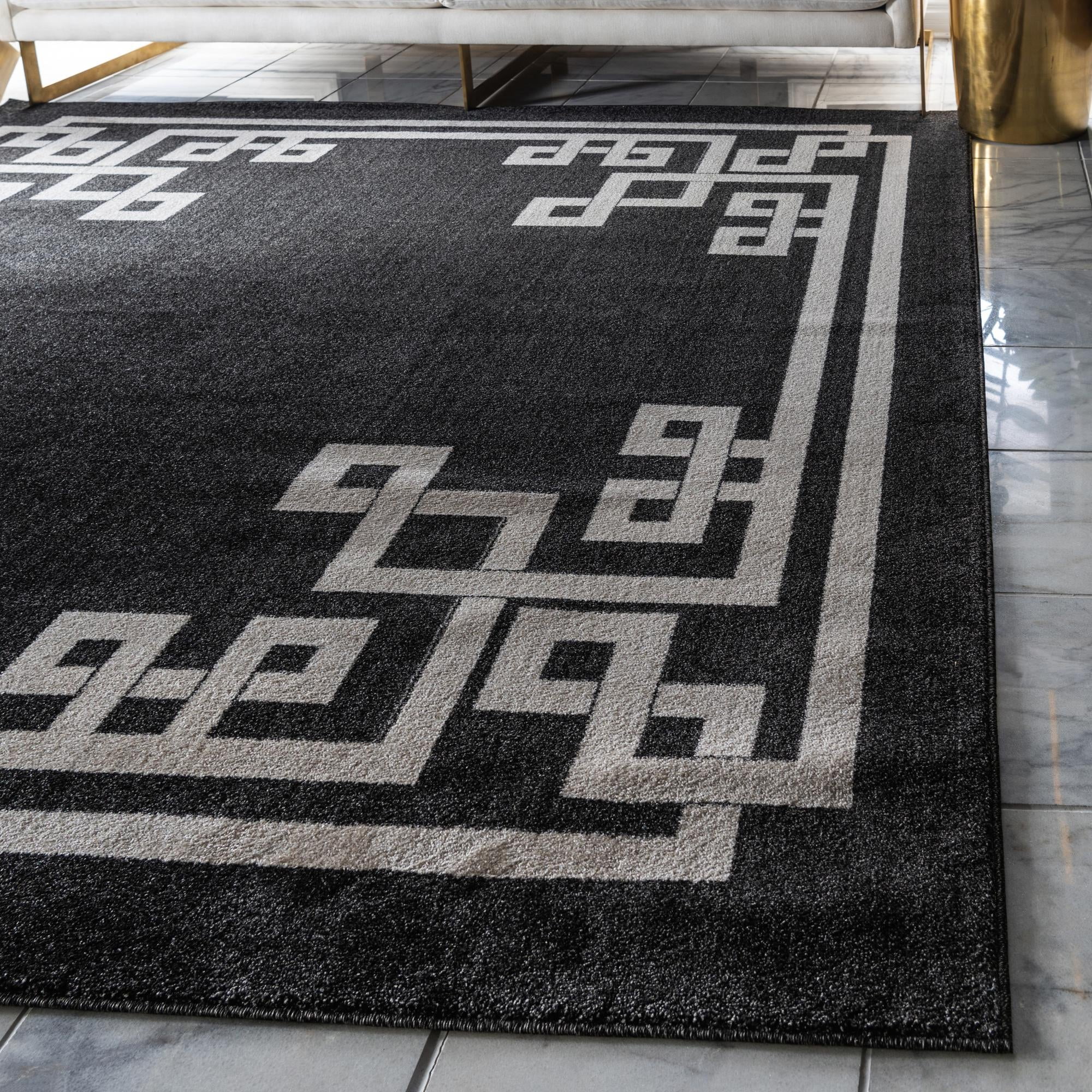 Unique Loom Geometric Athens Rug , 8' 0