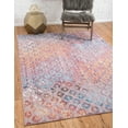 thumbnail image 1 of Unique Loom Geometric Transitional Area Rugs, Orange/Blue/Brown, 2' 2 x 3' 0, 1 of 8