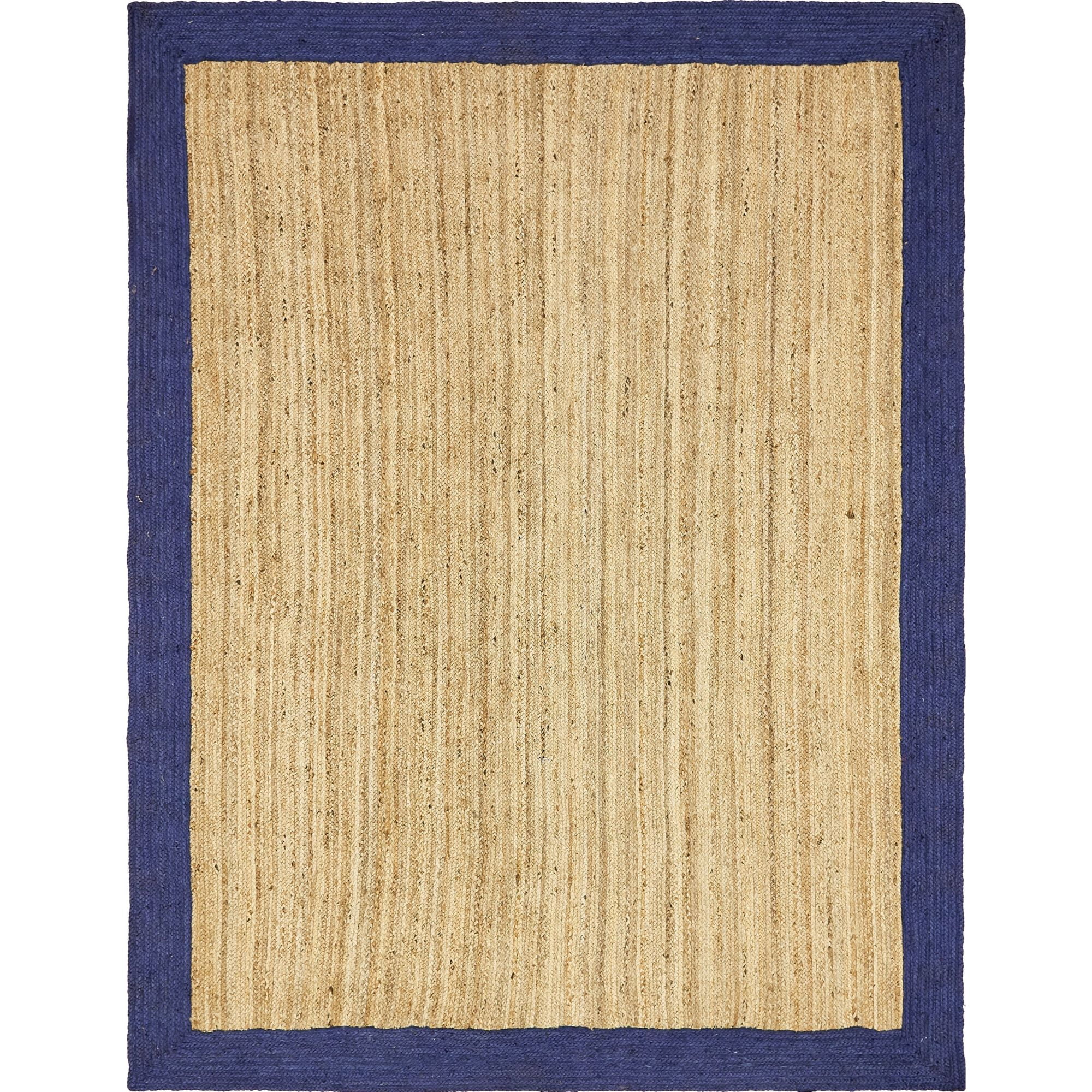 Handmade Natural Jute 9'x12' Rectangular Braided Rug