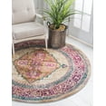 thumbnail image 1 of Unique Loom Gothenburg Aurora Rug , 6' 1" x 6' 1" ,Beige, 1 of 7