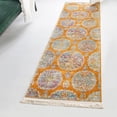thumbnail image 1 of Unique Loom Paragon Collection Area Rug - Grayson (2' 7" x 10' Runner Orange/Blue), 1 of 7