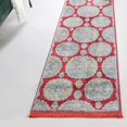 thumbnail image 1 of Unique Loom Paragon Collection Area Rug - Grayson (2' 7" x 10' Runner Red/Ivory), 1 of 7