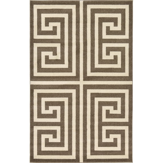 Unique Loom Greek Key Athens Rug