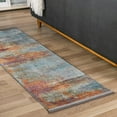 thumbnail image 1 of Unique Loom Paragon Collection Area Rug - Gurney (2' 7" x 12' Runner Multi/Blue), 1 of 12