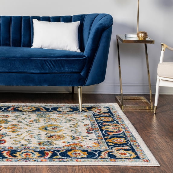 Unique Loom Aurelia Collection Area Rug - Hadrian (3' x 5' 3" Rectangle Multi/Black)