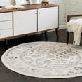 thumbnail image 1 of Unique Loom Aurelia Collection Area Rug - Hadrian (7' Round Ivory/Blue), 1 of 7