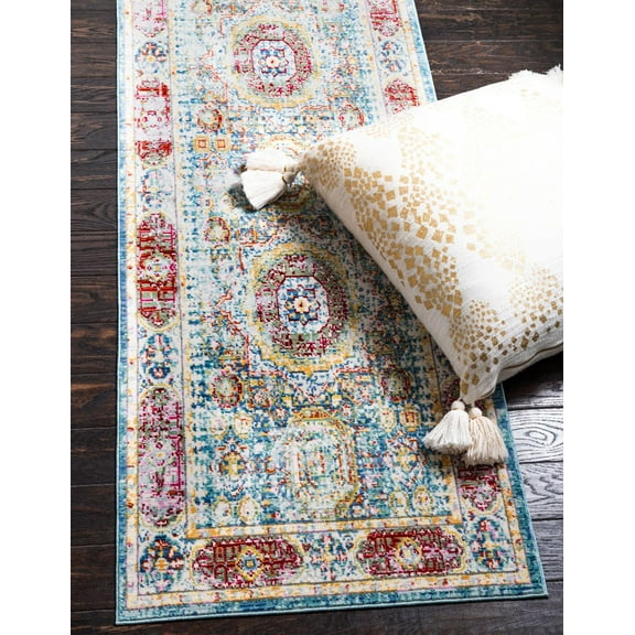 Unique Loom Hamilton Palace Rug , 2' 7" x 9' 10" ,Blue