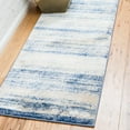 thumbnail image 1 of Unique Loom Helios Collection Area Rug - Mykonos (2' 2" x 6' 1" Runner Blue/Beige), 1 of 6