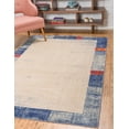 thumbnail image 1 of Unique Loom Helios Rug , 4' 1" x 6' 1" ,Blue, 1 of 6