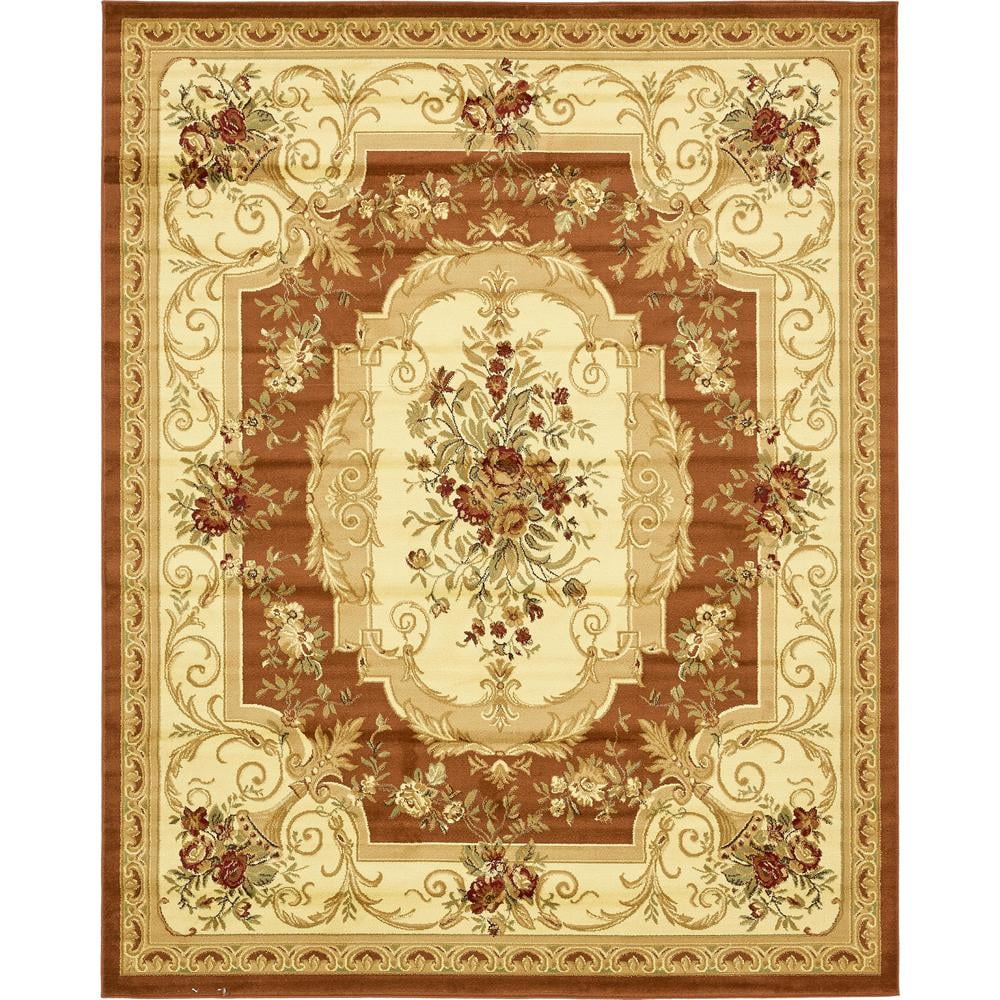 Unique Loom Henry Versailles Rug, Terracotta (8' 0 x 10' 0)