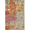 thumbnail image 1 of Unique Loom Hermosa Chromatic Rug Multi/Beige 4' 1" x 6' 1" Rectangle Abstract Contemporary Perfect For Living Room Bed Room Dining Room Office, 1 of 7