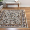 thumbnail image 1 of Unique Loom Medina Collection Area Rug - Hijaz (4' 4" x 6' Rectangle Cloud Gray/Blue), 1 of 12