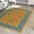 thumbnail image 1 of Unique Loom Medina Collection Area Rug - Hijaz (4' 4" x 6' Rectangle Sunshine Yellow/Blue), 1 of 10