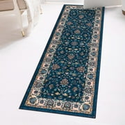 Unique Loom Medina Collection Area Rug - Hijaz 2 2 x 7 10 Runner Egyptian Blue/Brown