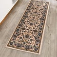 thumbnail image 1 of Unique Loom Medina Collection Area Rug - Hijaz (2' 7" x 13' Runner Ivory/Blue), 1 of 12