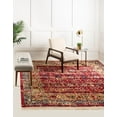 thumbnail image 1 of Unique Loom Hoya District Rug , 8' 0" x 8' 0" ,Red, 1 of 8