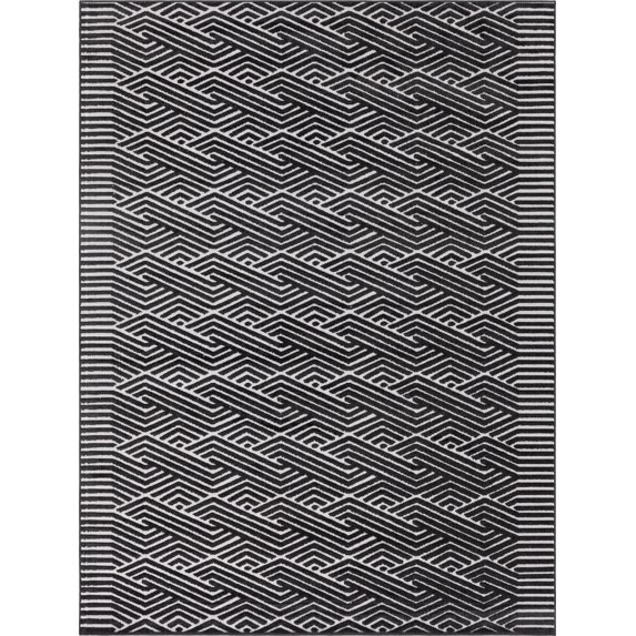 Unique Loom Hudson Sabrina Soto™ Outdoor Modern Geometric Area Rug or Runner