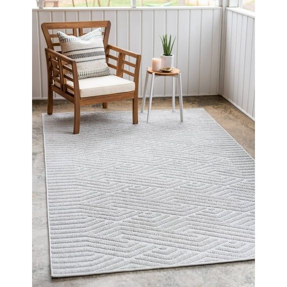 Unique Loom Hudson Sabrina Soto™ Outdoor Modern Geometric Area Rug or Runner