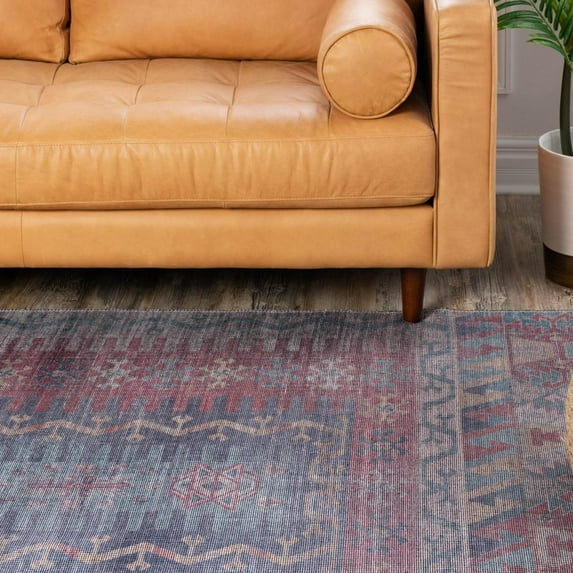 Unique Loom Sisu Collection Area Rug - Hyderabad (9' 2" x 12' Rectangle Multi/Beige)