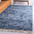 thumbnail image 1 of Unique Loom Hygge Shag Collection Area Rug - Misty (4' 1" x 6' 1" Rectangle Blue/Light Blue), 1 of 7