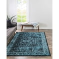 thumbnail image 1 of Unique Loom Imperial Collection Area Rug - Bosphorus (2' x 3' 1" Rectangle Black and Blue/Black), 1 of 6