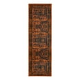 thumbnail image 1 of Unique Loom Imperial Collection Area Rug - Bosphorus (3' x 9' 10" Runner Terracotta and Black/Black), 1 of 10