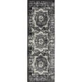 thumbnail image 1 of Unique Loom Imperial Collection Area Rug - Lygos (2' x 6' 1" Runner Light Gray/Black), 1 of 7