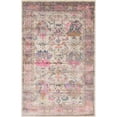 thumbnail image 1 of Unique Loom Indoor Rectangular Color Bordered Modern Area Rugs Beige/Pink/Green, 5' 0 x 8' 0, 1 of 3