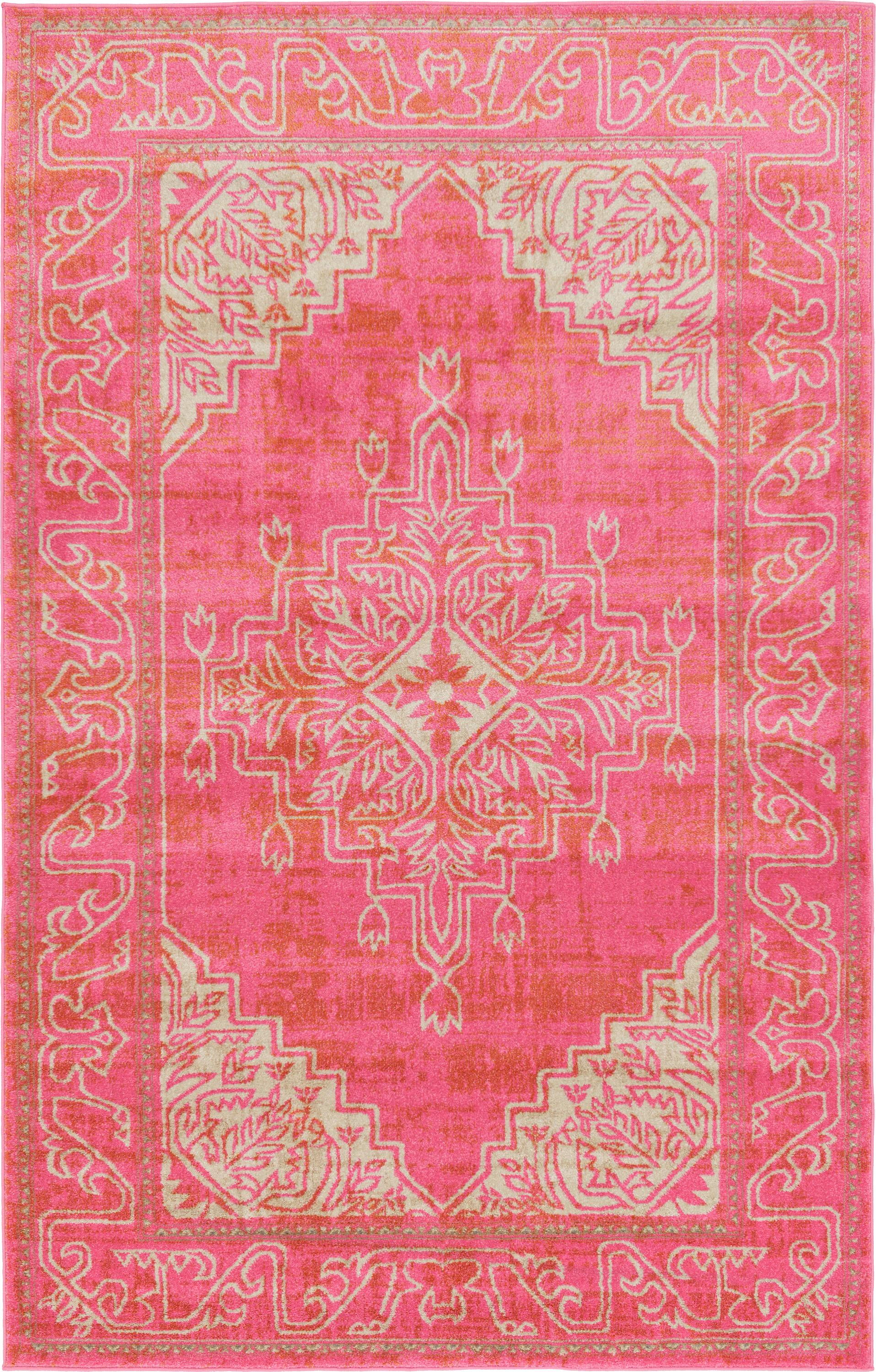 Unique Loom Indoor Rectangular Color Bordered Traditional Area Rugs