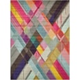 thumbnail image 1 of Unique Loom Indoor Rectangular Geometric Modern Area Rugs Gray/Pink/Blue, 9' 0 x 12' 0, 1 of 4