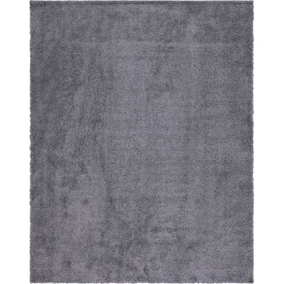 Unique Loom Indoor Rectangular Solid Print Modern Area Rugs Gray, 12' 2 x 15' 0