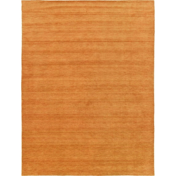 Unique Loom Indoor Rectangular Solid Vintage Area Rugs Orange, 9' 10 x 13' 0